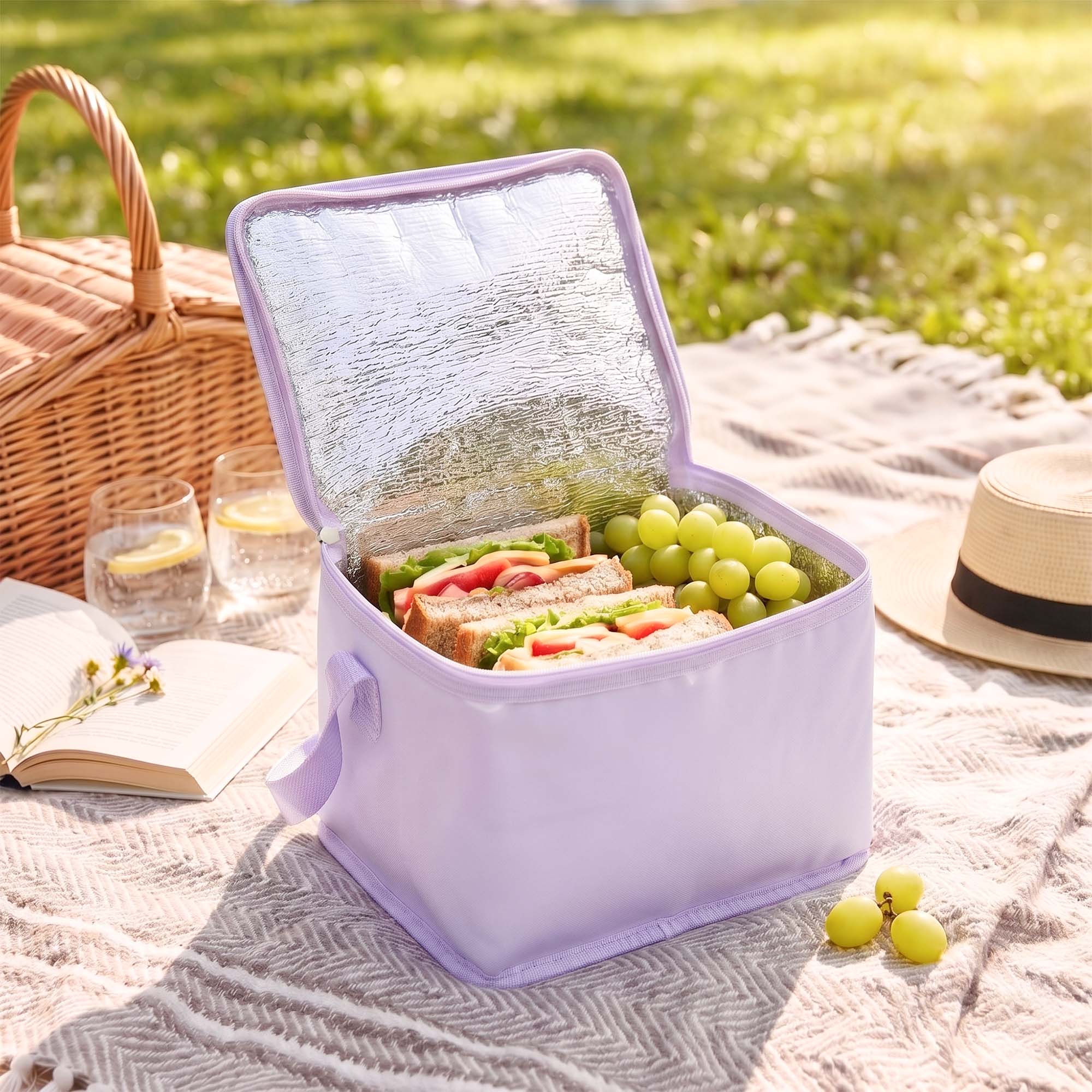 Torba Termiczna Turystyczna na Jedzenie Lunch Chłodząca Izolacyjna 4,5 L + Wkład Chłodzący 3 Torba Termiczna Turystyczna na Jedzenie Lunch Chłodząca Izolacyjna 4,5 L + Wkład Chłodzący - obrazek 3
