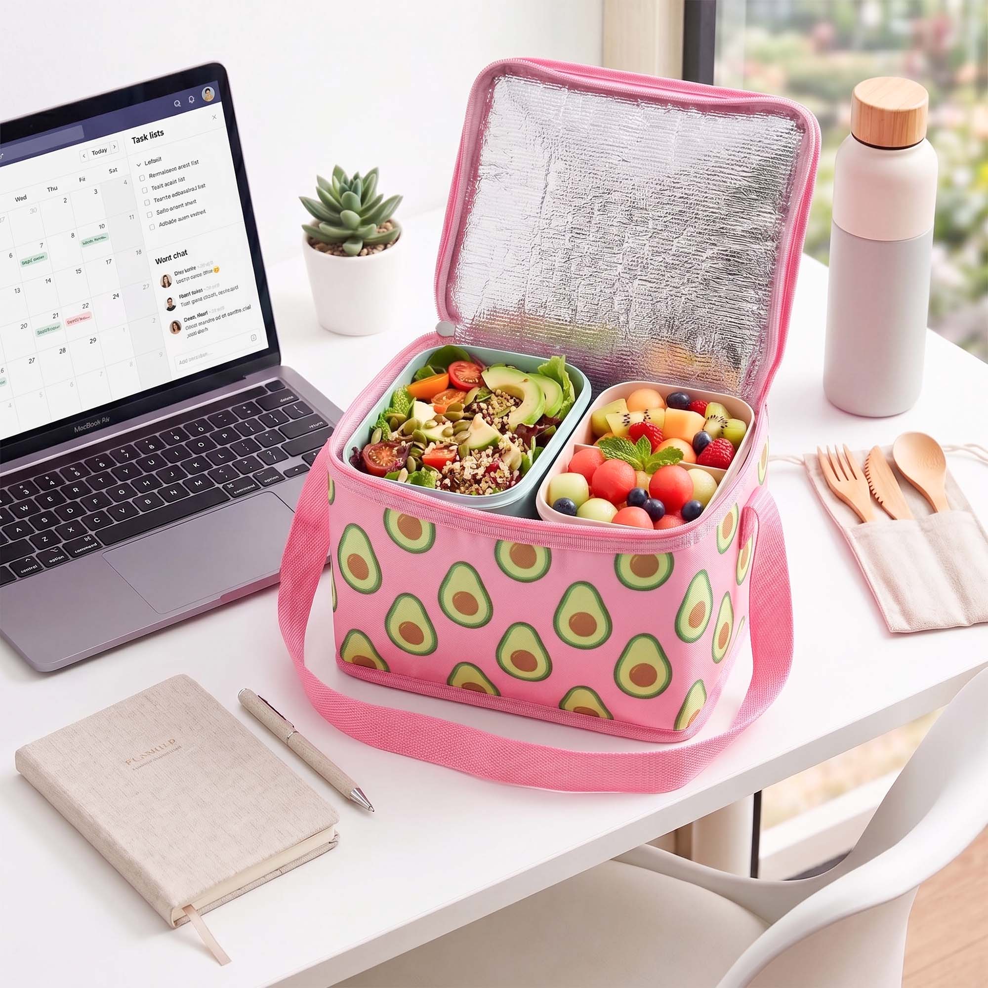 Torba Termiczna Turystyczna na Jedzenie Lunch Chłodząca Izolacyjna 4,5 L + Wkład Chłodzący 5 Torba Termiczna Turystyczna na Jedzenie Lunch Chłodząca Izolacyjna 4,5 L + Wkład Chłodzący - obrazek 5