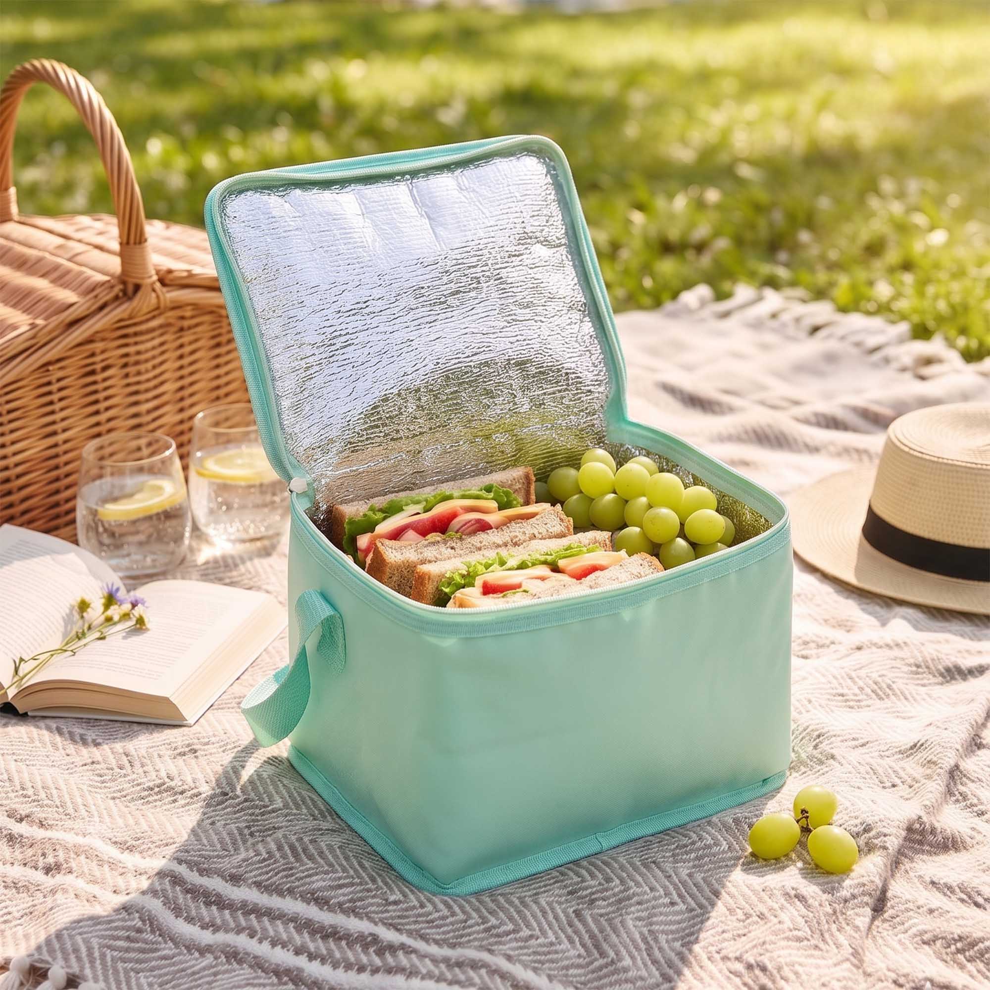 Torba Termiczna Turystyczna na Jedzenie Lunch Chłodząca Izolacyjna 4,5 L + Wkład Chłodzący 5 Torba Termiczna Turystyczna na Jedzenie Lunch Chłodząca Izolacyjna 4,5 L + Wkład Chłodzący - obrazek 5