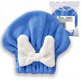Ręcznik Turban na Głowę do Suszenia Włosów Szybkoschnący z Mikrofibry Gruby